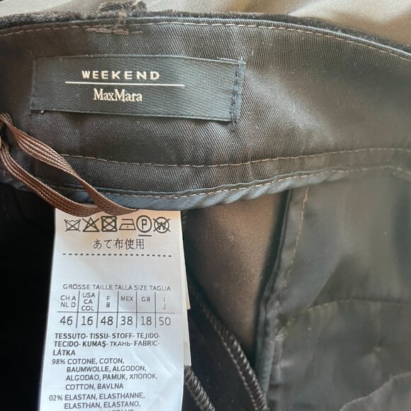 Max Mara Weekend Velvet Blazer & Trouser Set | Two-Piece Suit | Brown - Picture 4 of 7